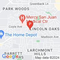 View Map of 6600 Mercy Circle,Fair Oaks,CA,95628